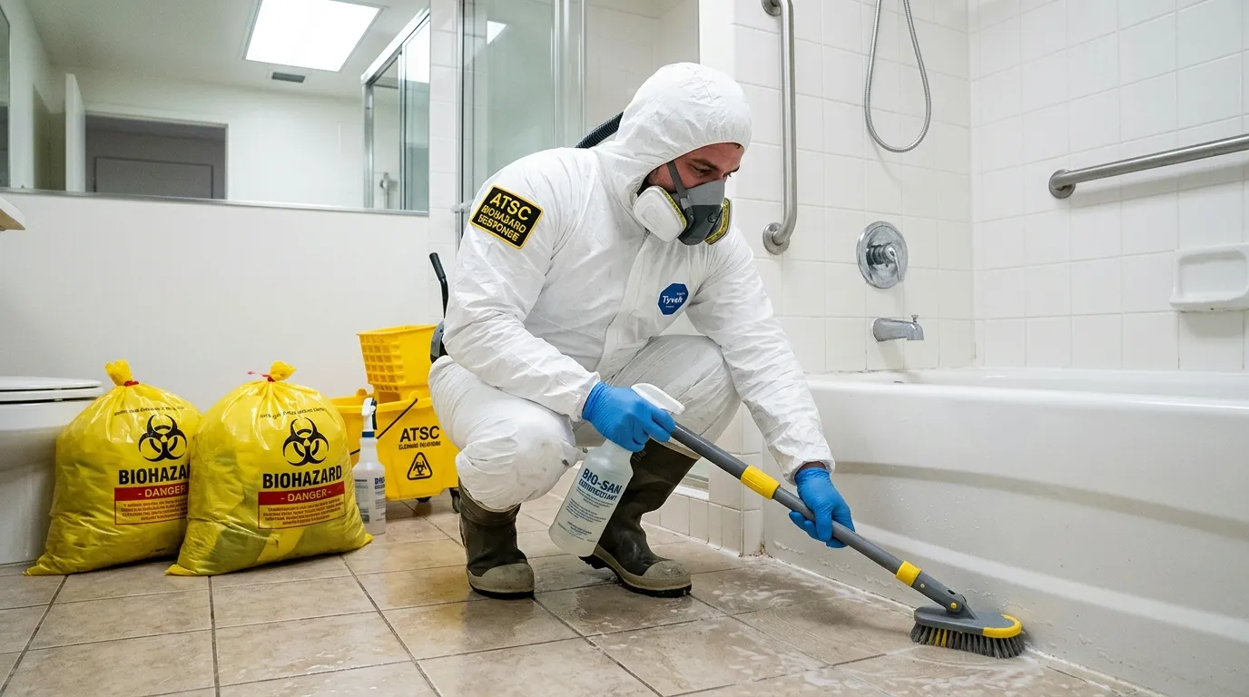 Decontamination equipment deployed for Blood Cleanup in Atkinson